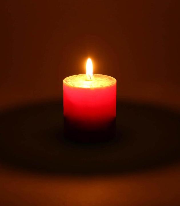 Actual product image Wenzel Cylinder candle / Rustic candle (1 pcs.)