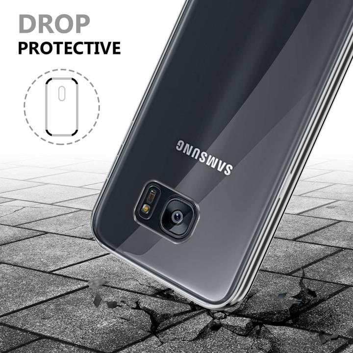 Produktbild Cadorabo TPU 360 Grad Hülle für Samsung Galaxy S7 EDGE (Samsung Galaxy S7 Edge)