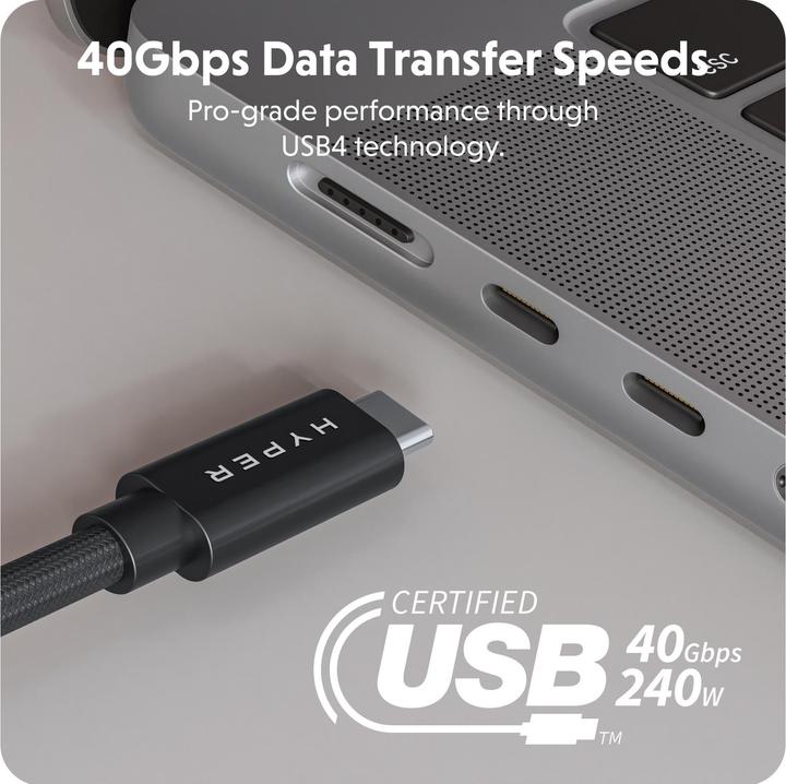 Actual product image Targus HyperDrive USB4 Performance Cable (1.20 m)