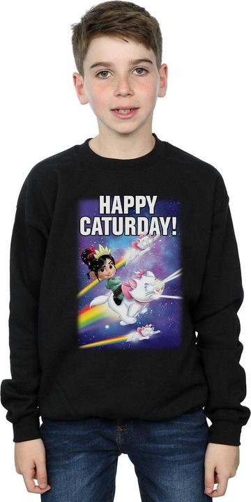 Immagine prodotto Disney Wreck It Ralph Happy Caturday Felpa Ragazzi (152, 158)