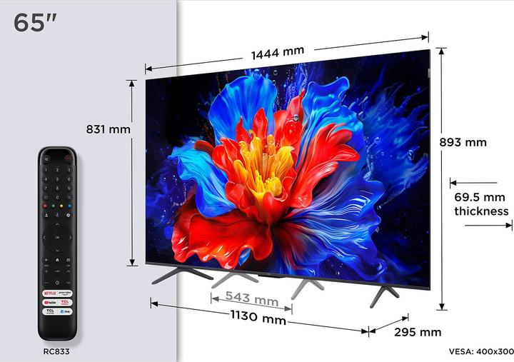 Produktbild TCL 65P8K (65", QLED, 4K, 2025)