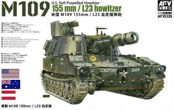 Actual product image AFV Club M109 155mm/L23 Howitzer