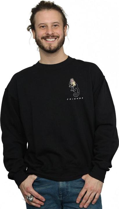 Actual product image Friends Mens Marcel Breast Print Sweatshirt (M)