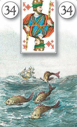 Produktbild Lenormand Orakelkarten, Wahrsagekarten (Deutsch, Königsfurt-Urania Verlag, 2007)