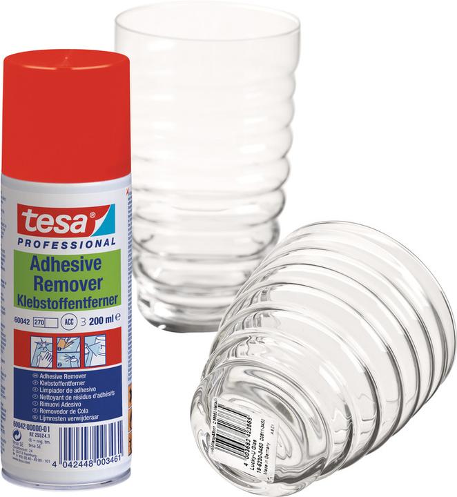 Produktbild tesa ADHESIVE REMOVER Klebstoffentferner Spray, entfernt Klebereste, 200ml Dose