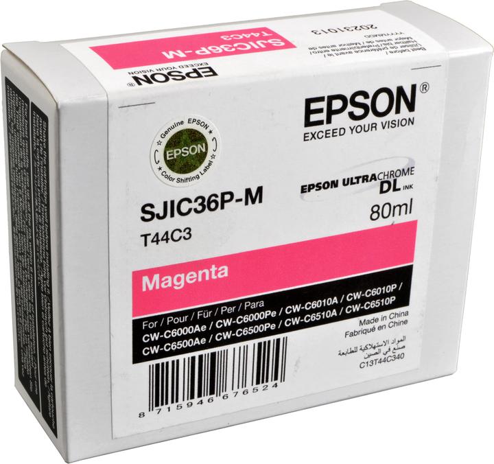 Immagine prodotto Epson SJIC36P(M) - 80 ml - magenta - originale (M)