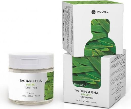 JKosmec Tea Tree and BHA Peeling Toner Pads (Peeling, 700 ml)