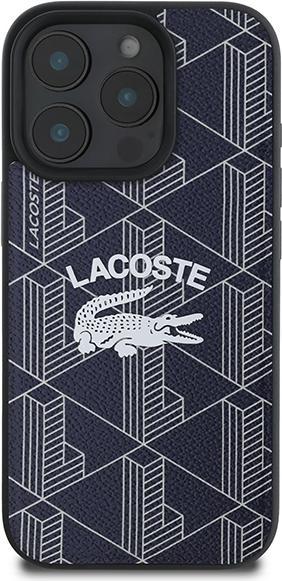 Image du produit Lacoste LCHMP16XPIGV iPhone 16 Pro Max 6.9" granatowy/navy hardcase Monogram Vintage Logo MagSafe (Apple iPhone 16 Pro Max)