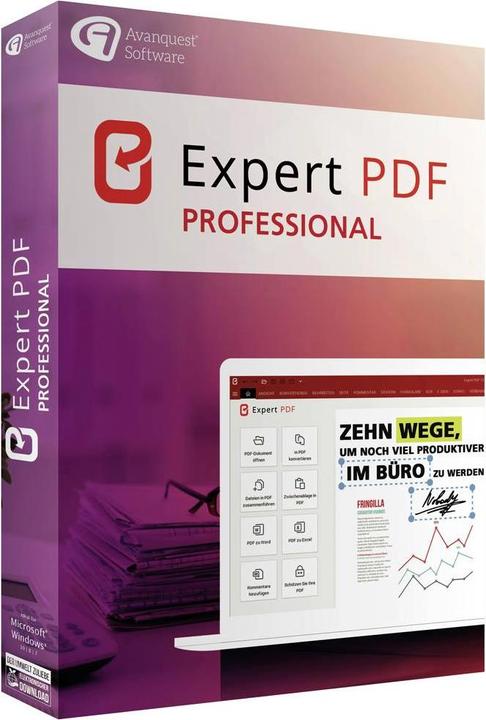 Produktbild Avanquest Expert PDF 15 Professional (Code in a Box) (1 User)