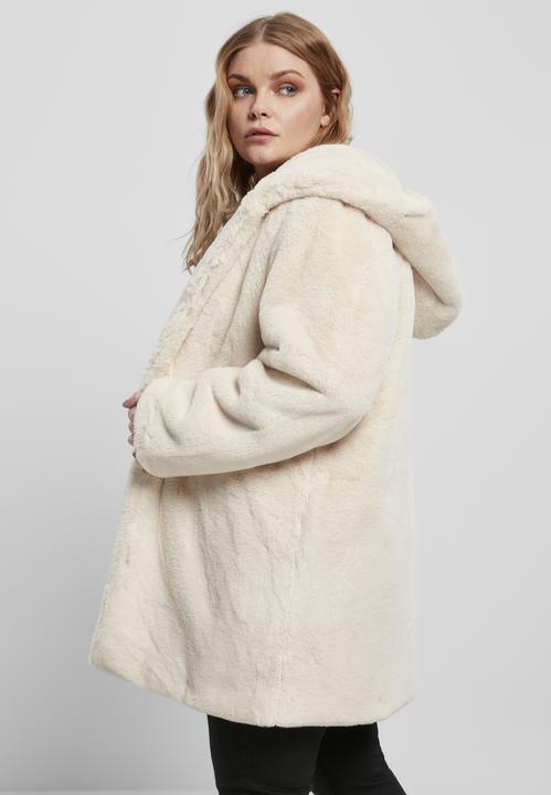 Actual product image Urban Classics Ladies Hooded Teddy Coat (M)