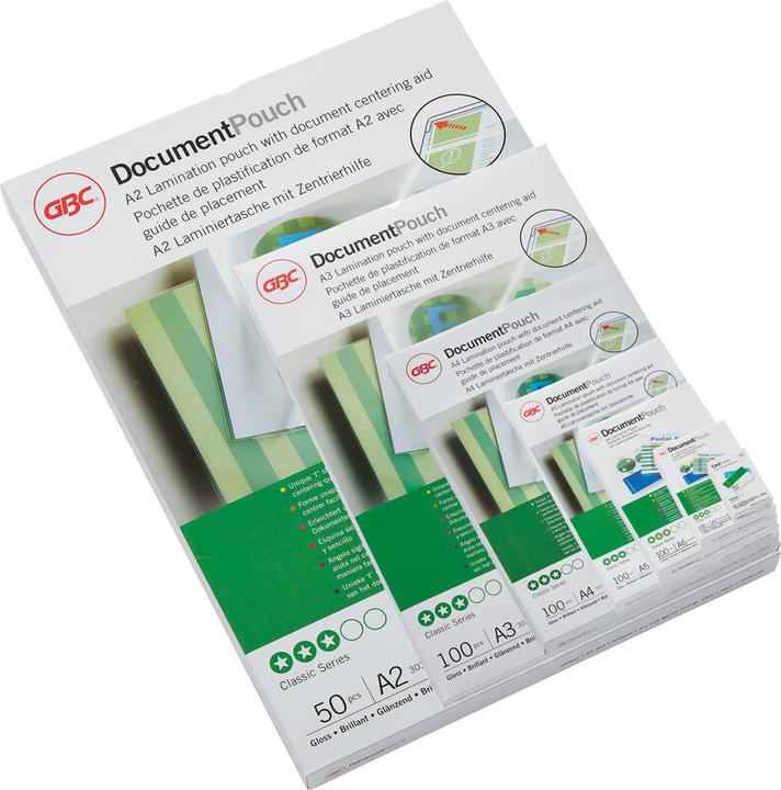 Image du produit GBC Films de plastification de qualité supérieure (A4, 100 pièce(s), 250 µm)