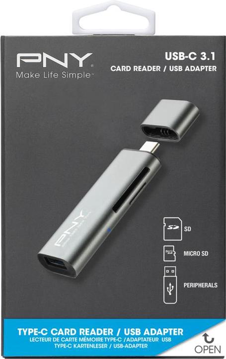 Productafbeelding PNY USB-kaartlezer (USB-C)