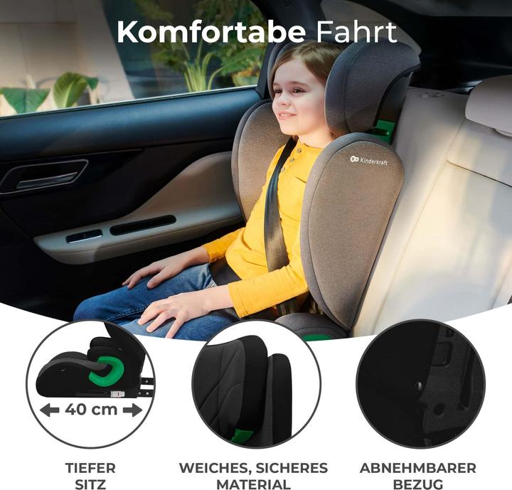 Immagine prodotto KinderKraft Junior Fix 2 (Seggiolino per bambini, ECE R129/i-Size Standard)