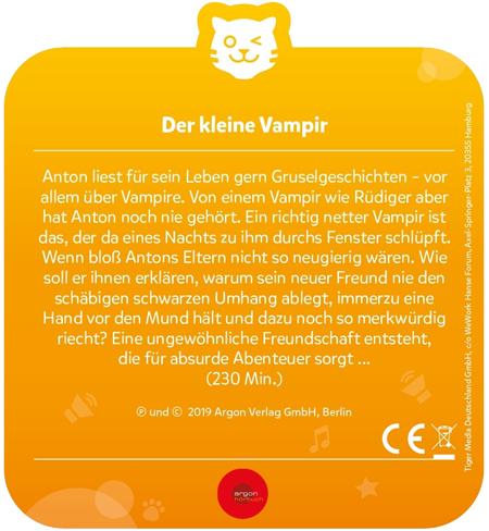 Actual product image Tigermedia The little vampire (German)