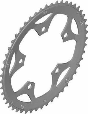 Actual product image Shimano Chainring FC-3550 50 teeth F for trouser guard black (50)
