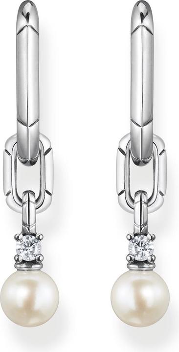 Image du produit Thomas Sabo Créoles maillons et perles argent (Argent 925)