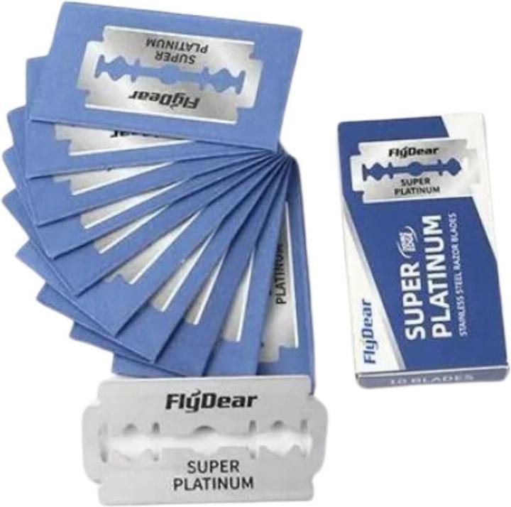 Image du produit FlyDear Lames de rasoir Super Platinum Stainless, Double Edge (10 pces) (10 x)