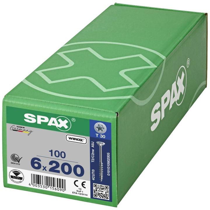 Actual product image Spax Chipboard screws (100 Screws per piece)