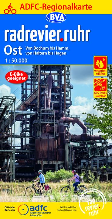 Image du produit Carte régionale ADFC radrevier.ruhr Ost