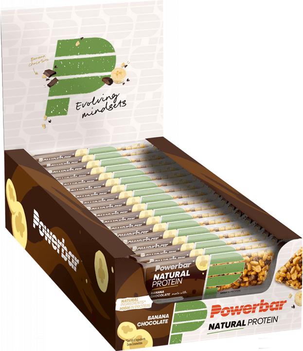 Actual product image Powerbar Natural Protein (Banana, Chocolate, 18 pcs., 720 g)