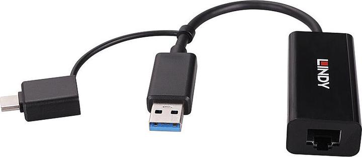 Actual product image Lindy USB 3.2 Gen 1 Gigabit (USB, RJ45 Gigabit Ethernet (1x))