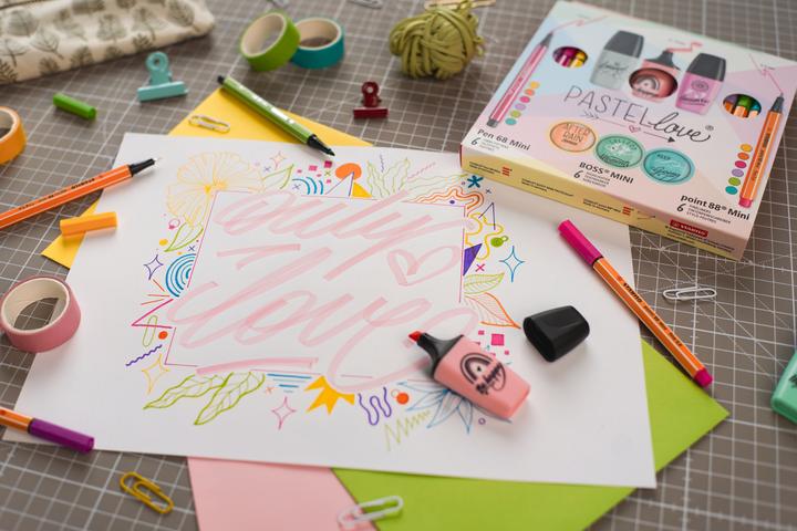 Produktbild STABILO Mini World Pastellove (Assortierte Farben, 35 x)