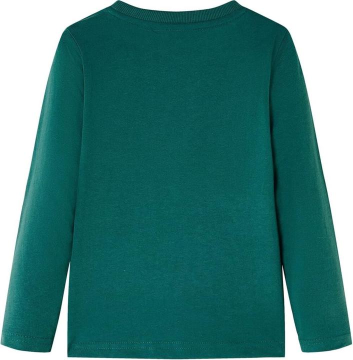 Actual product image VidaXL Children's long-sleeved shirt green 104,Material: 100 (104)