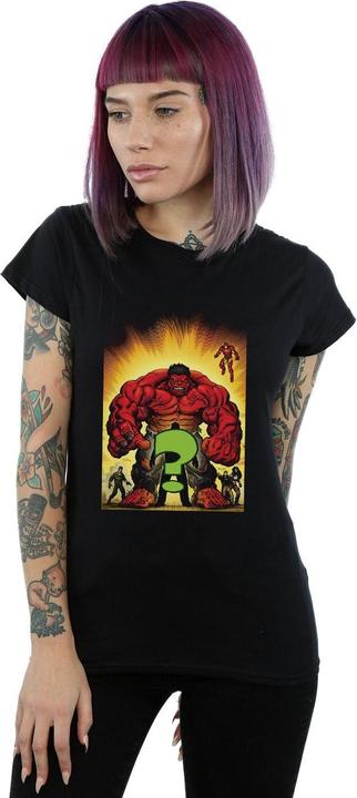Image du produit - T-shirt WHO IS THE RED HULK - Femme (L)