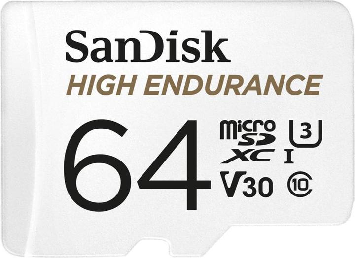 Image du produit SanDisk 64GB Micro SDHC Card su adapteriu (64 Go, microSDXC, U1, UHS-I)