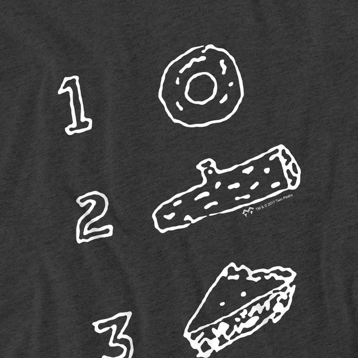 Immagine prodotto Twin Peaks Pie Log Donut Maglietta Adulto Unisex (3XL)