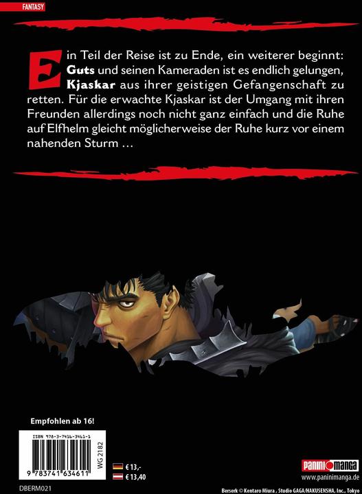 Produktbild Panini Berserk Max 21 (Deutsch, Kouji Mori, Kentaro Miura, Studio Gaga, 2024)