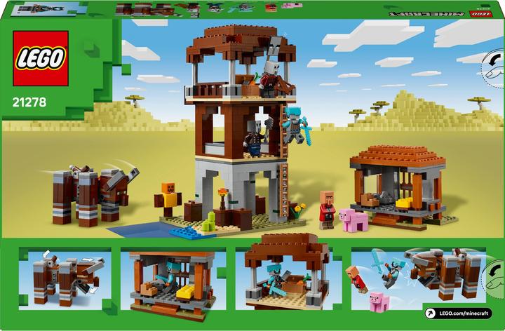 Productafbeelding LEGO Ein Verwüster am Plünderer-Aussenposten (21278, LEGO Minecraft)