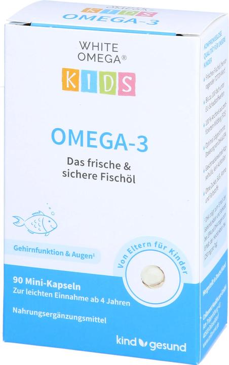 Valori nutrizionali e ingredienti White Omega Capsule di olio di pesce per bambini (90 Pezzo/i, Pillole)