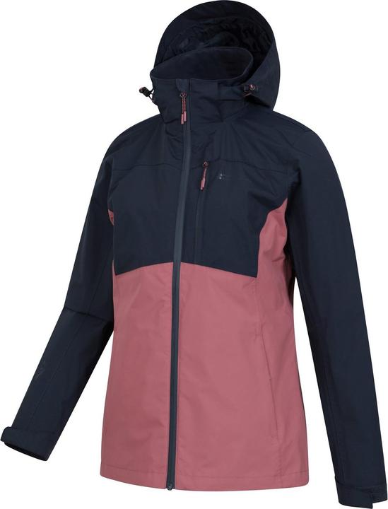 Actual product image Mountain Warehouse Womens/Ladies Rainforest II Extreme Colour Block Waterproof Jacket (42 D)