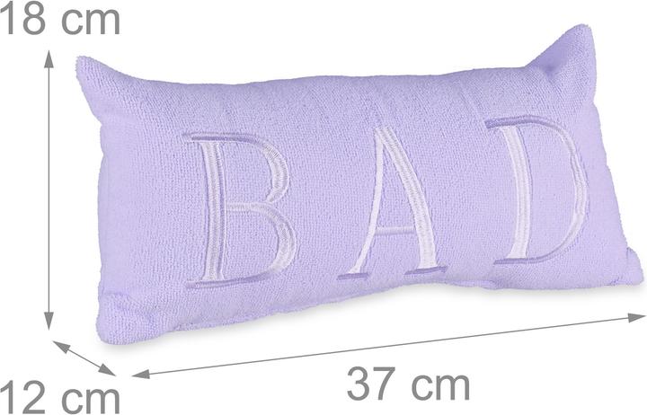 Produktbild Relaxdays Nackenkissen Badewanne (37 x 18 cm)