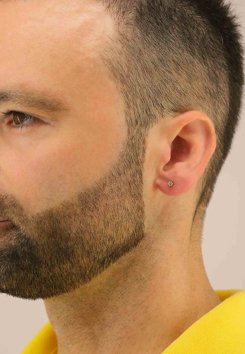 Image du produit Muau Boucles d'oreilles monture 6 poignées (Or jaune 750/18K)