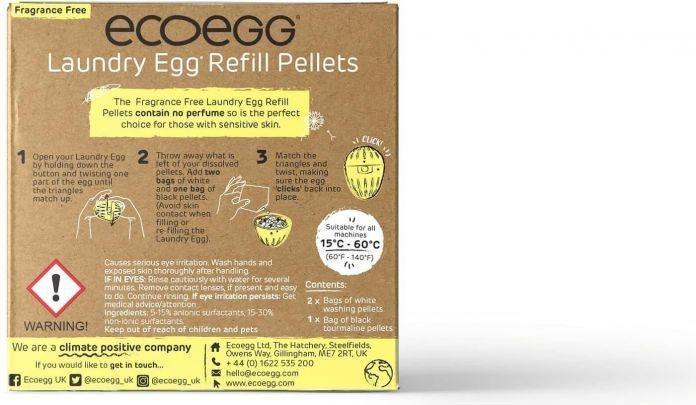 Image du produit Ecoegg Waschei Refill Fragrance Free (50 Cycles de lavage, Perles)