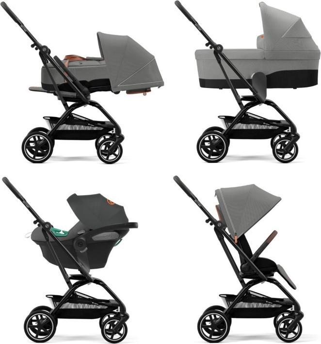Produktbild Cybex Eezy S Twist+ 2 SLV Reisebuggy Fog Grey