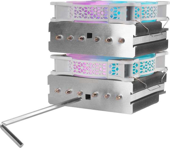 Produktbild Mars Gaming Ventilateur Pour Processeur Mcpu-Xt RGB (Blanc) (210 mm)