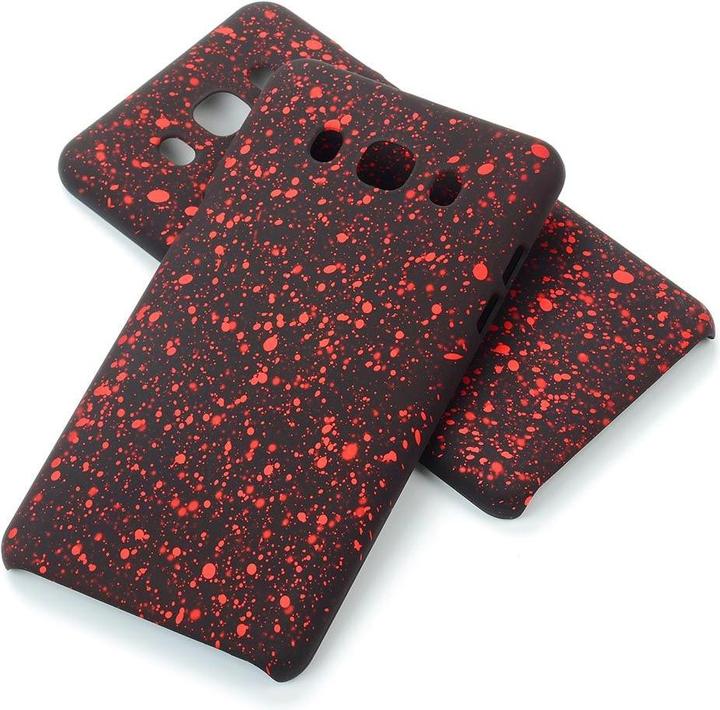 Produktbild König Design Handy Hülle Schutz Case Bumper Etuis für Samsung Galaxy J5 2016 3D Sterne Rot (Samsung Galaxy J5 (2016))