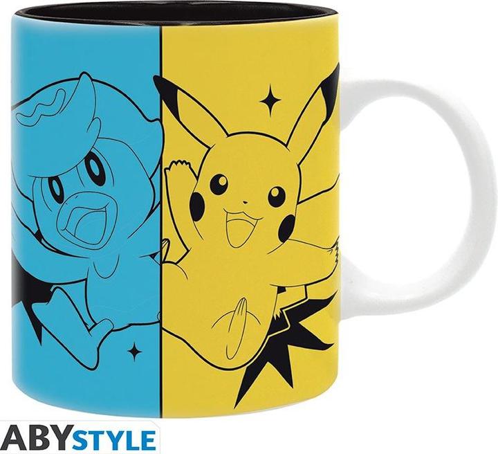 Actual product image ABYstyle Mug: Pokémon - Crimson & Purple Starter (320 ml, 1 x)