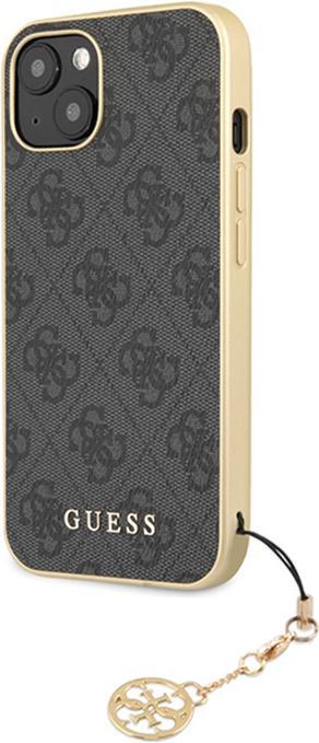 Image du produit Guess GUHCP14SGF4GGR iPhone 14 6.1" szary/grey hardcase 4G Charms Collection (Apple iPhone 14)