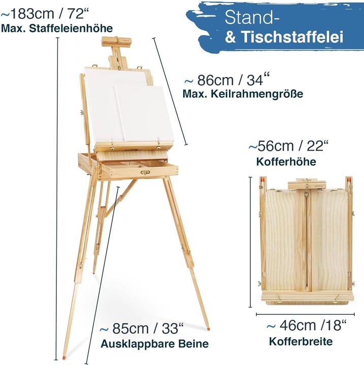 Produktbild Artina Staffelei-Set Madrid