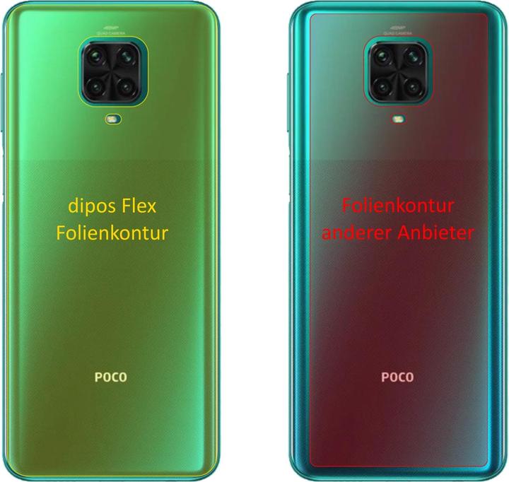Produktbild Dipos Displayschutzfolie Full-Cover 3D (2 Stück, Xiaomi Poco M2 Pro)