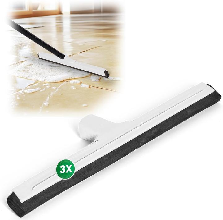 Image du produit Novaliv 3X Wasserschieber Bodenabzieher Kunststoff 43 cm Dusche Terasse Auto Abzieher Fenster Profi (1 pcs)