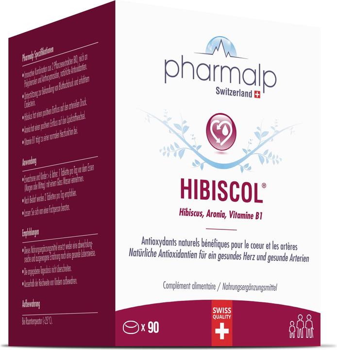 Produktbild Pharmalp Hibiscol (90 Stück, Tabletten, 127 g)