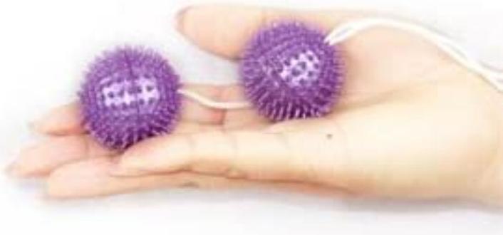 Actual product image Baile A Deeply Pleasure Spiky Balls Purple 3,60 cm