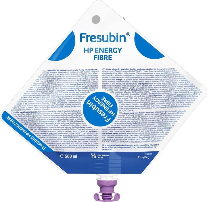 Produktbild Fresubin HP Energy EasyBag (Neutral, 500 Stk., 8700 g)