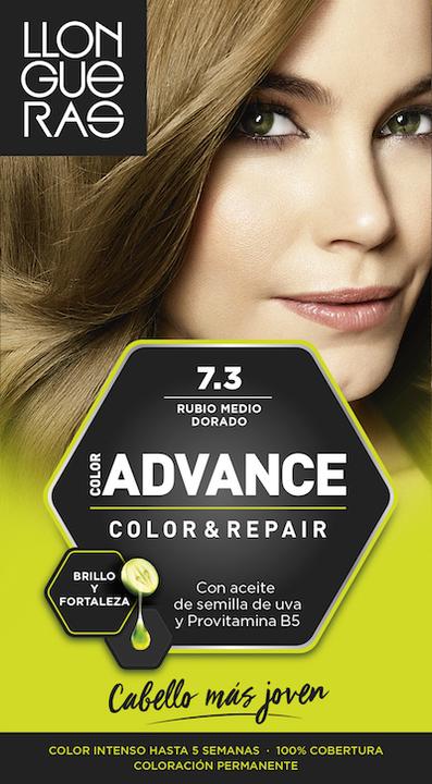 Produktbild Llongueras COLOR ADVANCE #7,3-rubio medio dorado (7.3)