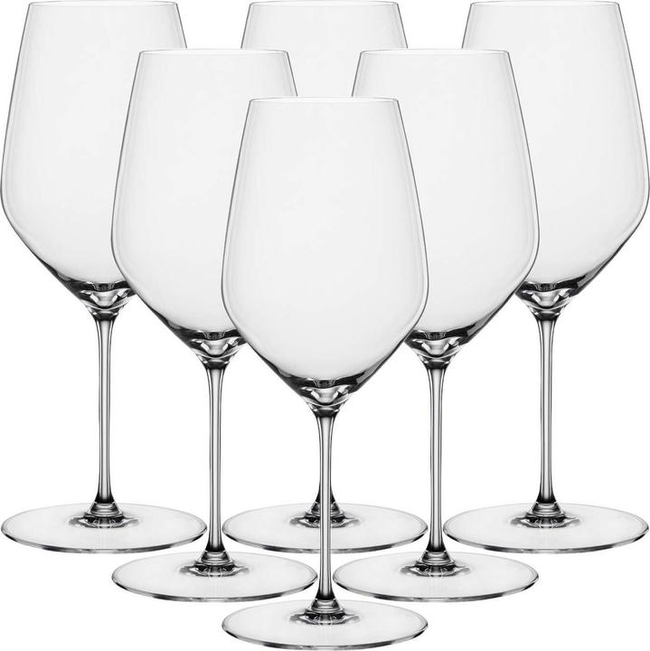 Spiegelau Hi-Lite Bordeauxgläser (65 cl, 6 Glasses, Red wine glasses)